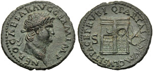 Nero (54-68), As, Rome, c. AD 65; AE (g ... 