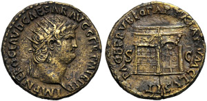 Nero (54-68), Dupondius, Rome, c. AD 66; AE ... 