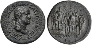 Galba (68-69), Sesterzio, Roma, c. Dicembre ... 