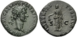 Nerva (96-98), Dupondius, Rome, AD 97; AE (g ... 