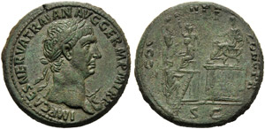 Trajan (98-117), Sestertius, Rome, AD 98-99; ... 