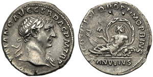 Traiano (98-117), Denario, Roma, 103-111 ... 