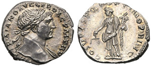 Trajan (98-117), Denarius, Rome, AD 103-111; ... 