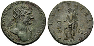 Adriano (117-138), Dupondio, Roma, 119-121 ... 