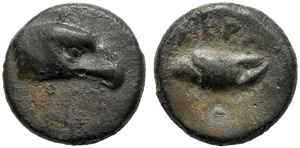 Sicily, Semionkia, Akragas, c. 450-406 BC; ... 