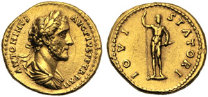 Antonino Pio (138-161), Aureo, Roma, 148-149 ... 