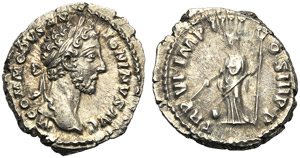 Commodo (177-192), Denario, Roma, 181 d.C.; ... 