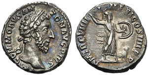 Commodo (177-192), Denario, Roma, 183-184 ... 