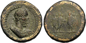 Septimius Severus (193-211), Bimetallic ... 