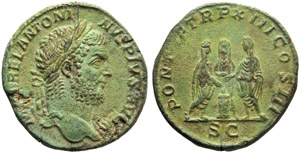 Caracalla (198-217), Sesterzio, Roma, 210 ... 