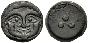 Sicily, Tetras, Himera, c. 430-420 BC; AE (g ... 