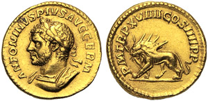 Caracalla (198-217), Aureus, Rome, AD 216; ... 