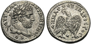 Caracalla (198-217), Tetradrachm, Syria: ... 