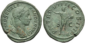 Severo Alessandro (222-235), Sesterzio, ... 