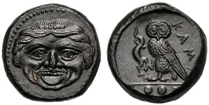 Sicilia, Tetras, Camarina, c. 420-405 a.C., ... 