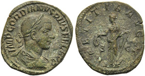Gordiano III (238-244), Sesterzio, Roma, ... 