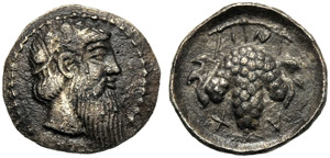 Sicily, Litra, Naxos, After 461 BC; AR (g ... 