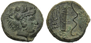 Sicily, Hemilitron, Selinos, c. 415-409 BC; ... 