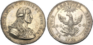 Italia, Palermo, Ferdinando III (1759-1825), ... 