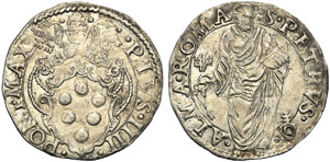 Italy, Stato Pontificio, Pio IV (1559-1565), ... 
