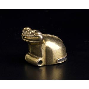 A Pre-Columbian frog bell Colombia, Tairona ... 