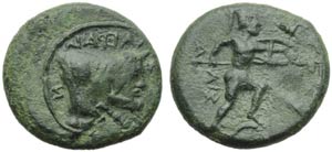 Sicily, Sileraioi, Bronze, c. 357-336 BC; AE ... 