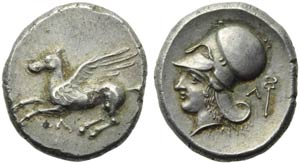 Akarnania, Leukas, Stater, c. 435-380 BC; AR ... 