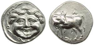 Mysia, Parion, Hemidrachm, 4th century BC; ... 