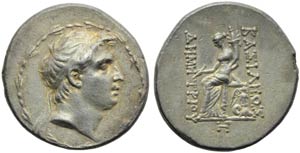 Seleucid kings of Syria, Demetrios I Soter ... 