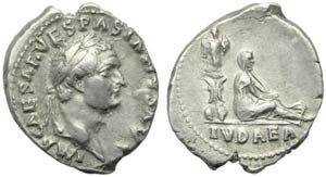 Vespasian (69-79), Denarius, Rome, AD 69-70; ... 