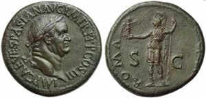 Vespasian (69-79), Sestertius, Rome, AD 71; ... 