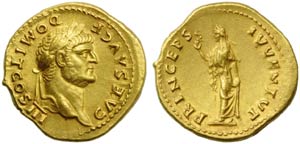 Domitian, as Caesar (Vespasian, 69-79), ... 
