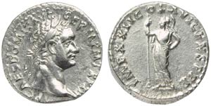 Domiziano (81-96), Denario, Roma, 94 d.C.; ... 