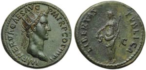 Nerva (96-98), Dupondio, Roma, 97 d.C.; AE ... 