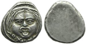 Etruria, Populonia, 20 Units, c. 400 BC; AR ... 