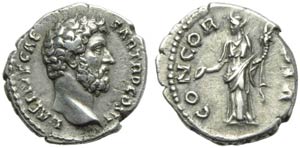 Elio Cesare (Adriano, 117-138), Denario, ... 