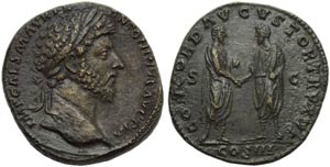 Marco Aurelio (161-180), Sesterzio, Roma, ... 