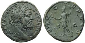 Settimio Severo (193-211), Sesterzio, Roma, ... 