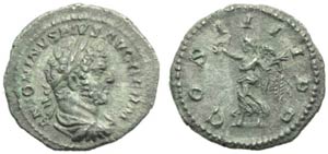 Caracalla (198-217), Quinario, Roma, 213 ... 