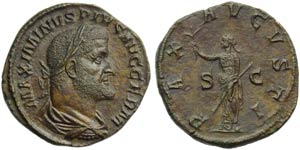 Massimino I (235-238), Sesterzio, Roma, 236 ... 