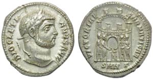 Diocletian (284-305), Argenteus, Nicomedia, ... 