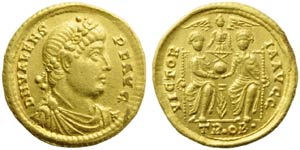 Valente (364-378), Solido, Treviri, 367-375 ... 
