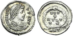Valens (364-378), Siliqua, Antioch, AD ... 