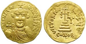 Constans II (641-668), Solidus, Syracuse, AD ... 