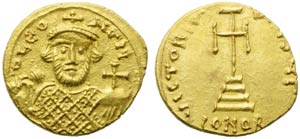 Leontius (695-698), Solidus, Syracuse, AD ... 