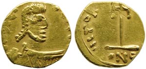 Tiberius III (698-705), Tremissis, Syracuse, ... 