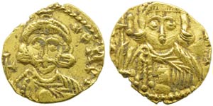 Leo III (717-741), Tremissis, Syracuse, AD ... 