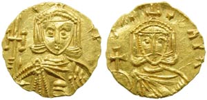 Costantino V con Leone IV (741-775), ... 