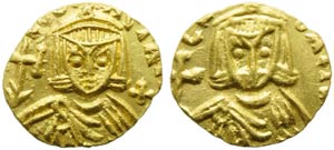 Michele II con Teofilo (820-829), Tremisse, ... 