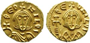 Theophilus (829-842), Tremissis, Syracuse, ... 